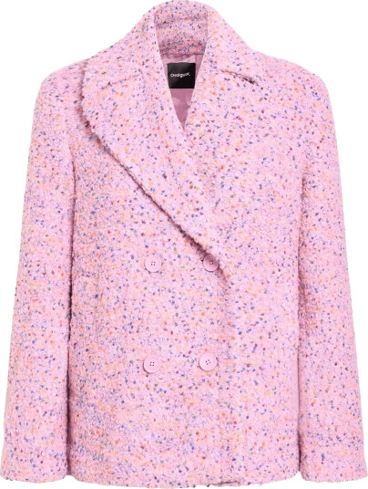 Desigual Coat_Bottone Pink XL