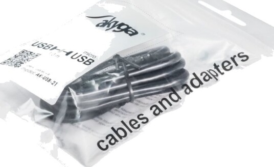 Akyga Ak Usb 21   Usb Kabel   Usb Hann Til Micro Usb Type B Hann   1 M   Svart
