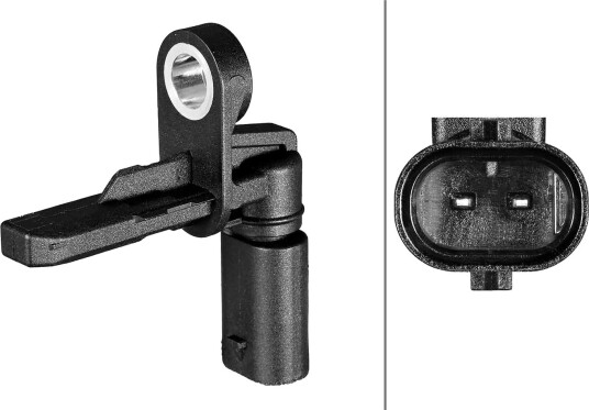 Sensor, ABS HELLA 6PU 358 216-701
