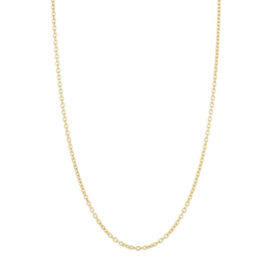 Jane Kønig Anchor Chain Halskjede 18 kt. Gullbelagt sølv JK0102N-G_42CM - Dame - 925 sterling silver