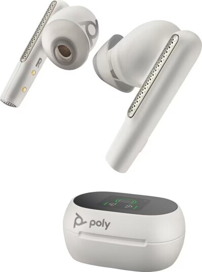 HP Poly Voyager Free 60+ UC hodetelefoner USB-C (hvit) HP Poly Voyager Free 60+ UC hodetelefoner USB-C (hvit)