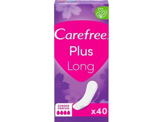 Carefree Carefree Plus Long Uparfymerte Bind 40 Stk. Carefree Carefree Plus Long Uparfymerte Bind 40 Stk.