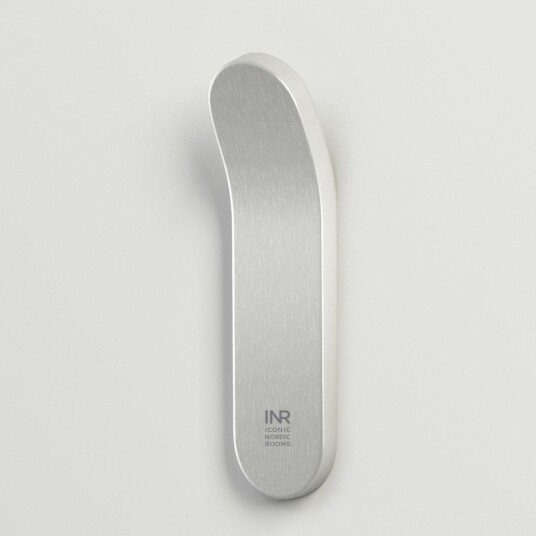 INR Iconic Nordic Rooms Bow Håndkleknagg Svart/hvit/krom Matt Aluminium