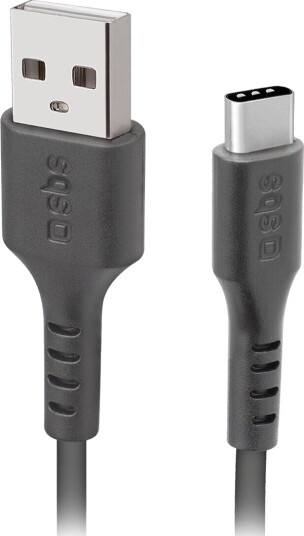 SBS TECABLEMICROC15K USB A USB C kabel 1.5m svart TECABLEMICROC15K
