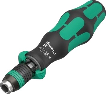 Wera 838 RA-R M Skrutrekker med Skralle og Bitholder 1/4" Håndverktøy Wera 838 RA-R M Skrutrekker med Skralle og Bitholder 1/4" Håndverktøy