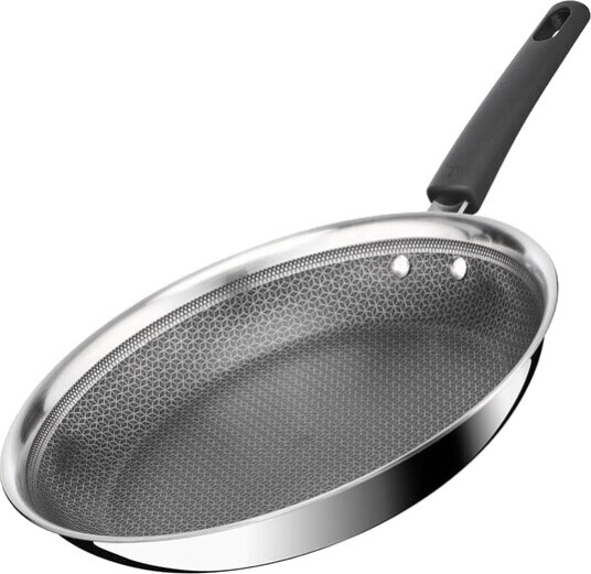 Tefal Emotion Plus Power SS Mesh stekepanne 28 cm honeycomb Tefal Emotion Plus Power SS Mesh stekepanne 28 cm honeycomb