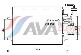 Kondensator AVA Clever Choice VO5166D Kondensator AVA Clever Choice VO5166D