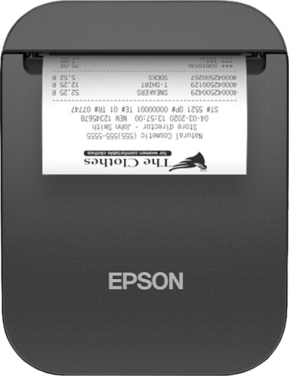 Epson Tm P80ii 101 Kvitteringsskriver Termolinje Rull 8 Cm 203 Dpi Inntil 100 Mm/Sek Usb C Bluetooth 5.0 Svart