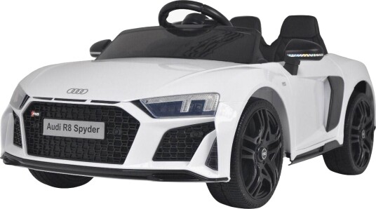 Audi R8 Spyder Elbil Hvit