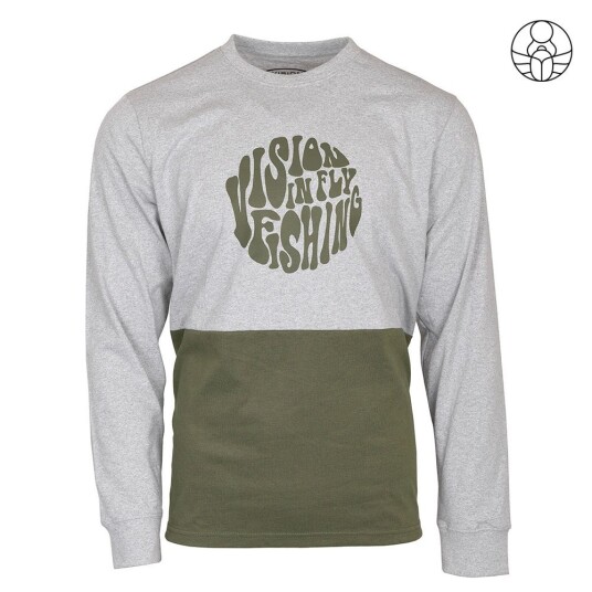 Vision Since Long Sleeve Grey/olive Vision Since Long Sleeve Grey/olive