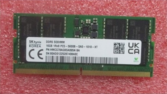 HP DDR5 SO-DIMM 16GB 5600MHz N38627-001