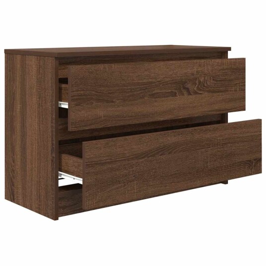 TV benk sonoma eik 80x35x54 cm konstruert tre