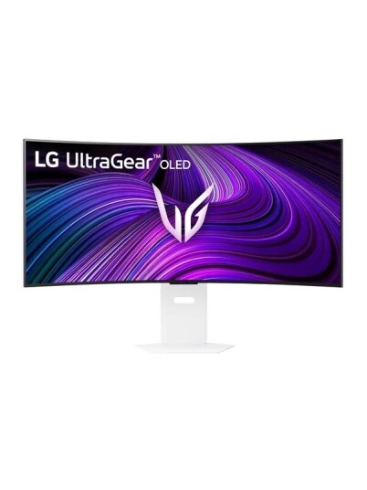 LG UltraGear 39" OLED Gaming Skjerm 3440x1440 UWQHD 240Hz Bøyd Hvit