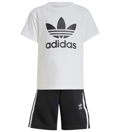 Adidas Originals Shorts Sett Black/White Adidas Originals 5 år 110 Shorts Hvit Svart