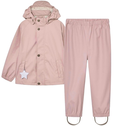 MINI A TURE Matreinar Rain Set. Grs Pink 7Y/122 MINI A TURE Matreinar Rain Set. Grs Pink 7Y/122