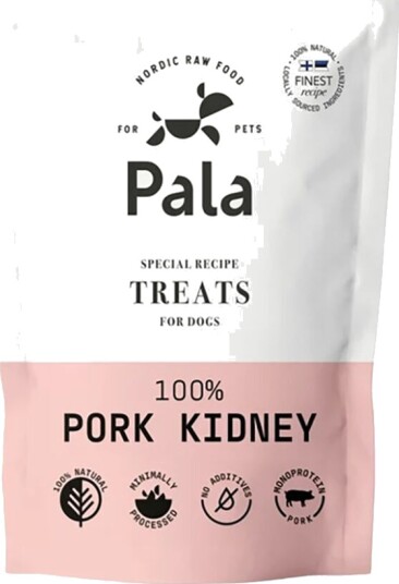 Pala Petfoods 100% Pork Kidney Lufttørket Hundegodbit 100g