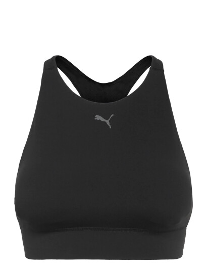 PUMA Shapeluxe High Neck Bra - Mid - Black - S PUMA Shapeluxe High Neck Bra - Mid - Black - S