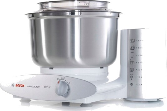 Bosch MUM6 Kjøkkenmaskin 1000W 5.3L Hvit med Tilbehør