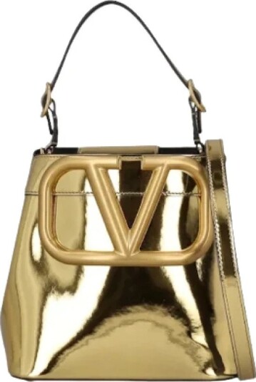 Valentino Vintage Dame Pre owned Gul ONE SIZE, Valentino Vintage Dame Pre owned Gul ONE SIZE,