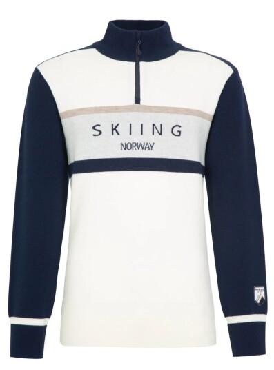 WoolLand Hemsedal Half zip Ullgenser Herre Blue Ink XL WoolLand Hemsedal Half zip Ullgenser Herre Blue Ink XL