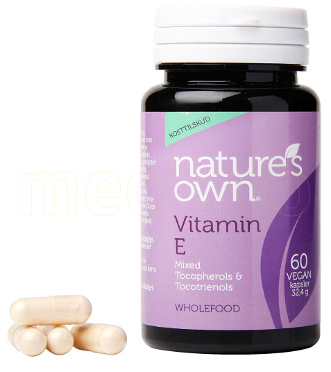 Natures Own Vitamin E - 60 Kapsler