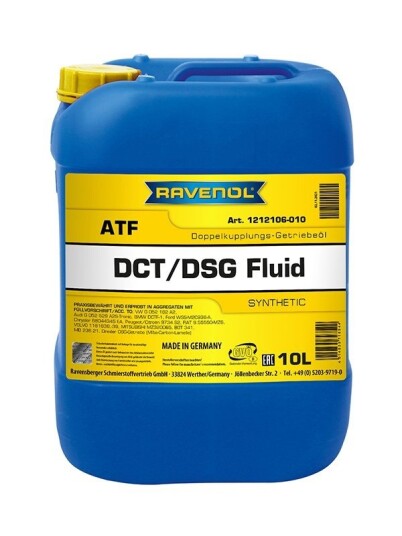 Transmisjonsolje RAVENOL DCT/DSG 10L