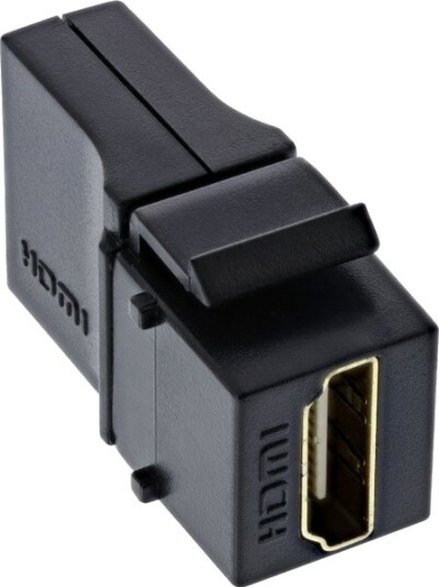 Inline 76202N Svart Hdmi A Female Hdmi A Hunkjønn Hunkjønn Plast