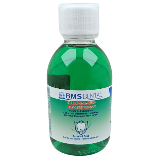 Klorheksedin Munnvann BMS Dental Cleanmed 0,20% 250 ml