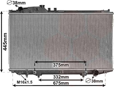 VAN WEZEL 53002337 Radiator motorkjøling VAN WEZEL 53002337 Radiator motorkjøling