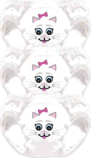 My Carry Potty Katt Pottetreningsbukser 3-pack Hvit 18-24 md. My Carry Potty Katt Pottetreningsbukser 3-pack Hvit 18-24 md.