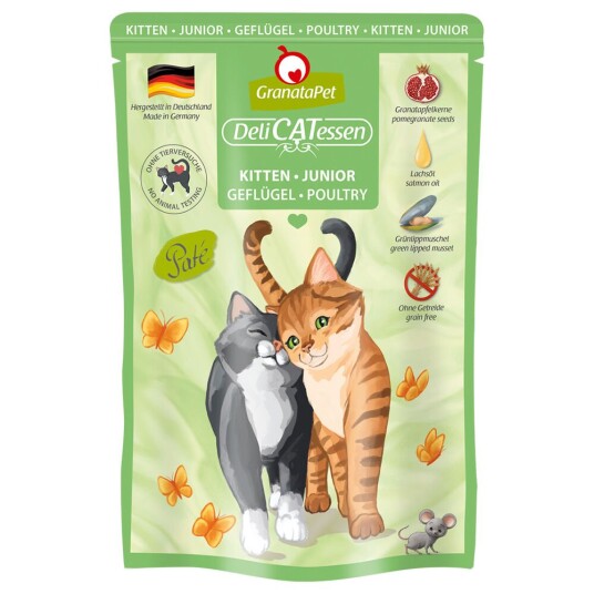 Granatapet Delicatessen Kitten Fjærfe 6 Poser À 85 G Granatapet Delicatessen Kitten Fjærfe 6 Poser À 85 G