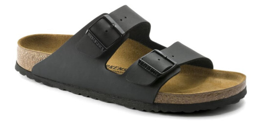 Birkenstock Unisex Arizona Birko-Flor Soft Footbed Narrow 48, Black
