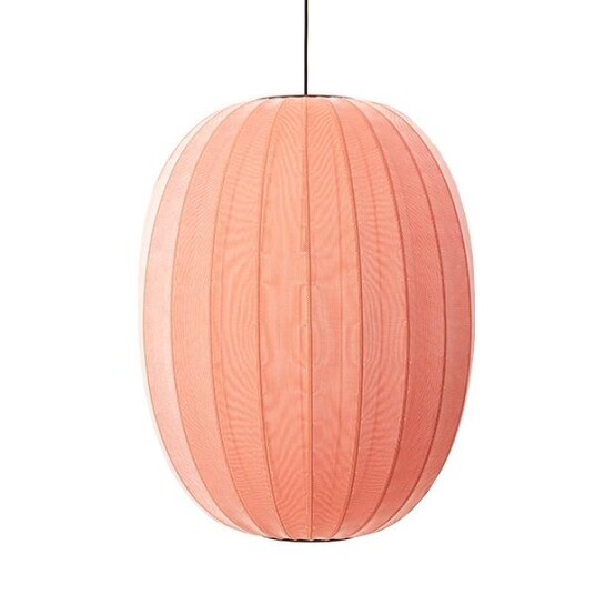 Made By Hand Knit-Wit Oval Taklampe Coral Ø65 Made By Hand Knit-Wit Oval Taklampe Coral Ø65