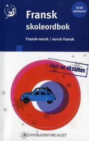 Fransk skoleordbok, Pent brukt bok uten markeringer