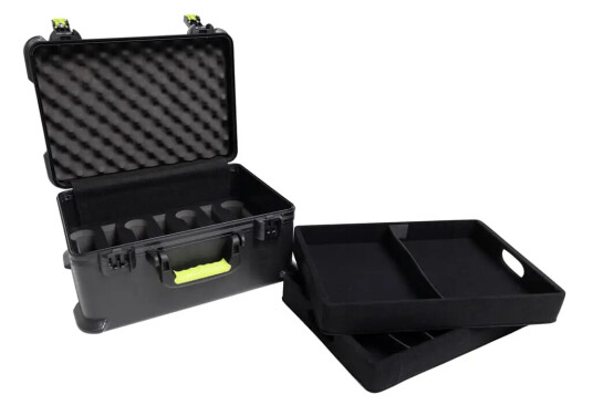 Gator SH-MICCASEW07 Molded Case for 7 Shure Wireless Mics
