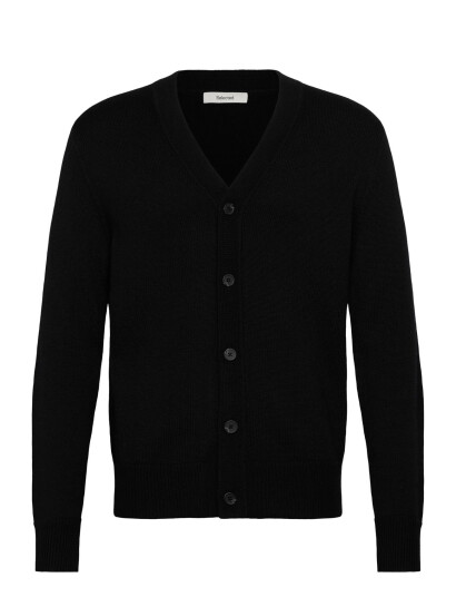 Selected Slhtray Ls Merino Chunky V-Neck Cardigan - Black - M Selected Slhtray Ls Merino Chunky V-Neck Cardigan - Black - M