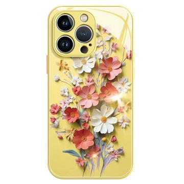 iPhone 15 Pro Hybrid-deksel med blomsterbukett gul