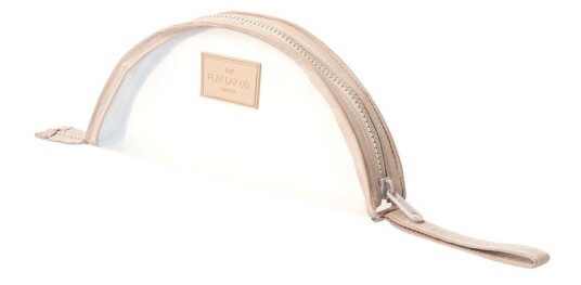 The Flat Lay Co. Lunar Flat Lay Makeup Pouch Taupe