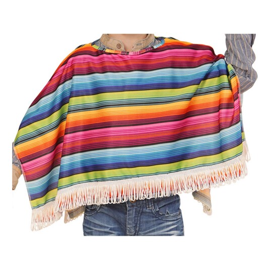 Widmann S.r.l. Meksikansk Poncho for Barn - One size