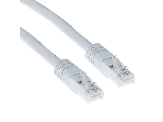 Act Patch-Kabel Rj-45 M Bis Rj-45 M 1 M Utp Cat 5E Weiß Ral 9016