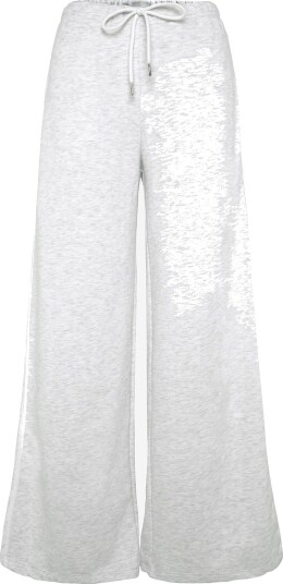 Gina Tricot Comfy Low Sweatpants - GREY/STRIPE - S