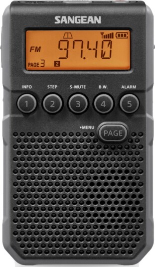 Sangean DT-800 DAB+ radio med Bluetooth og USB-C Svart