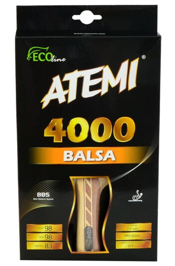 Atemi 4000 Balsa Konkav Bordtennisracket (17204)