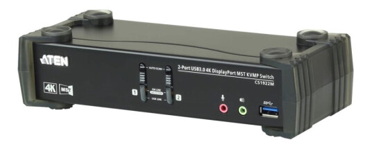 Aten Cs1922m - Kvm / Lyd / Usb-Svitsj - 2 X Kvm/Lyd/Usb - 1 Lokalbruker - Stasjonær