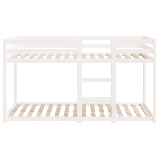 vidaXL Køyeseng hvit 80x200 cm heltre furu vidaXL Køyeseng hvit 80x200 cm heltre furu