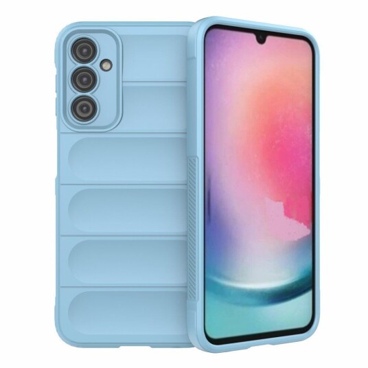 INCOVER Samsung Galaxy A24 Fleksibelt Plastdeksel - Lyse Blå