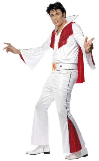 Smiffys Elvis Hvit/Rød Karnevalskostyme Medium Smiffys Elvis Hvit/Rød Karnevalskostyme Medium
