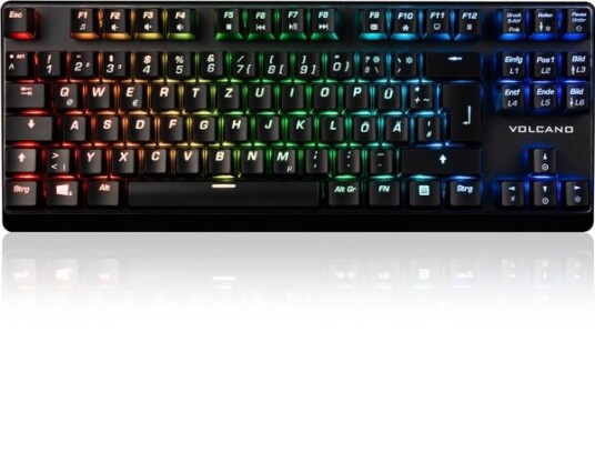 Modecom Volcano Lanparty Plus Rgb Kablet Mekanisk Tastatur (Brun Utbyttbar Outemu-Bryter) De Layout