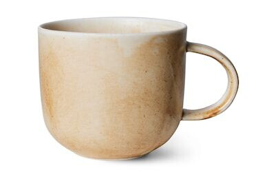 HKLiving Chef ceramics: Kopp 32 cl rustikk cream/brun