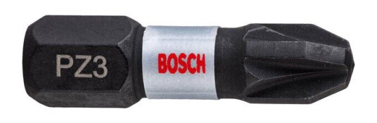 Bosch Impact Control Torsion Pozi Screwdriver Bits PZ3 25 mm 2 pcs.